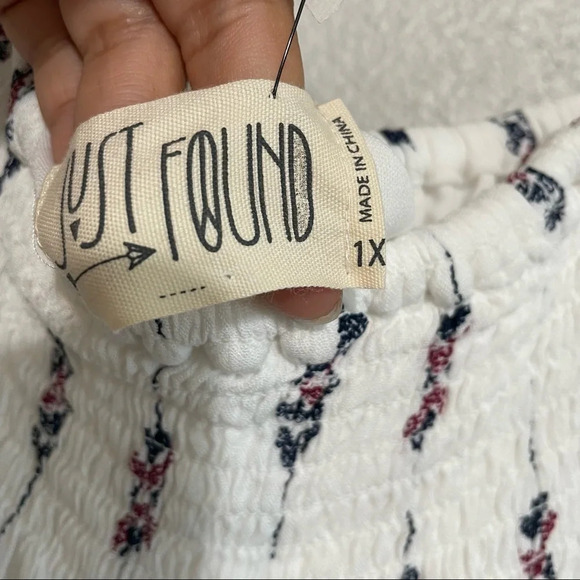 White Floral Off The Shoulder Boho New Dress​​​ - Picture 4 of 8